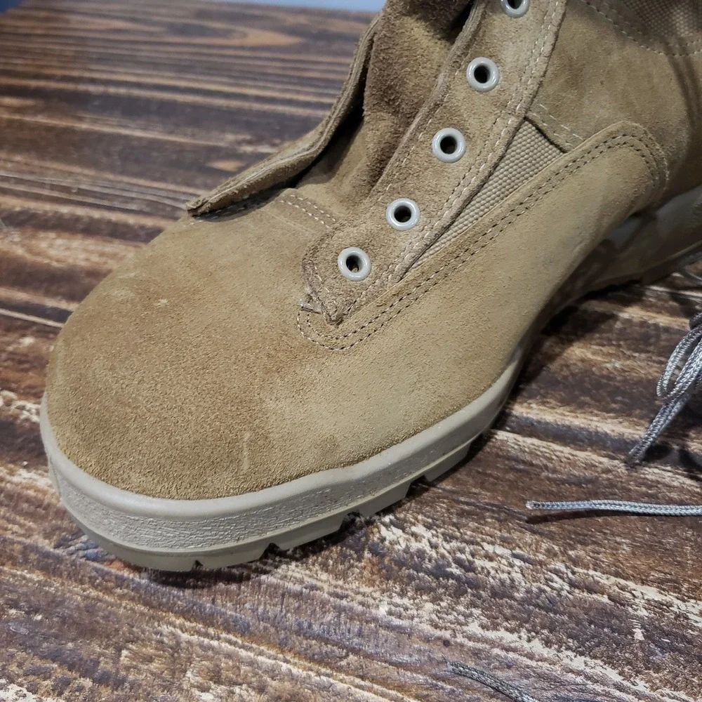 McRae Combat Boots Men 13W 18-D-1034 Tan Like New Tactical Vibram Desert US Army
